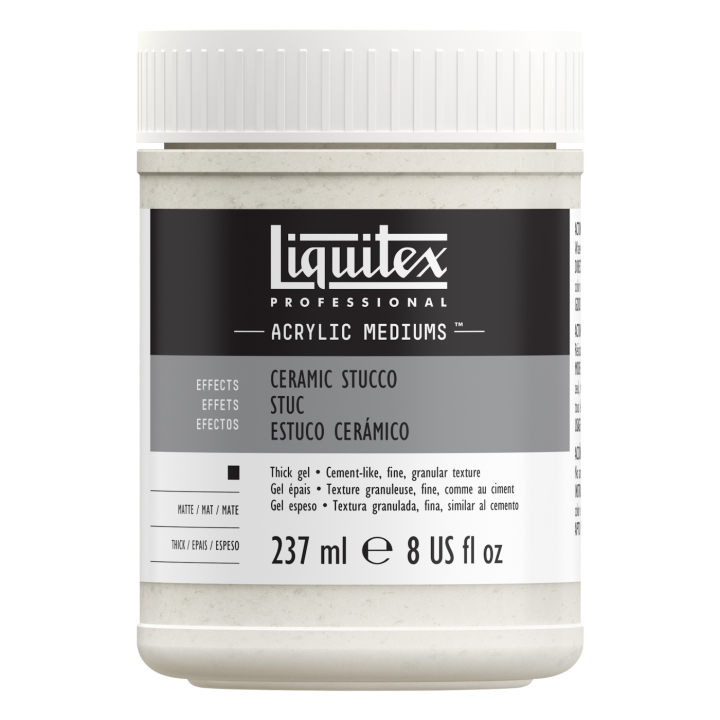 Akrylmedium Effekt Ceramic Stucco 237 ml i gruppen Kunstnerartikler / Malermedier og lak / Akrylmedium hos Pen Store (137860)