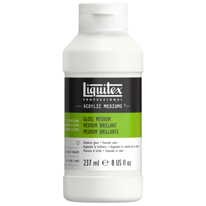 Akrylmedium Gloss Medium 237 ml i gruppen Kunstnerartikler / Malermedier og lak / Akrylmedium hos Pen Store (137864)