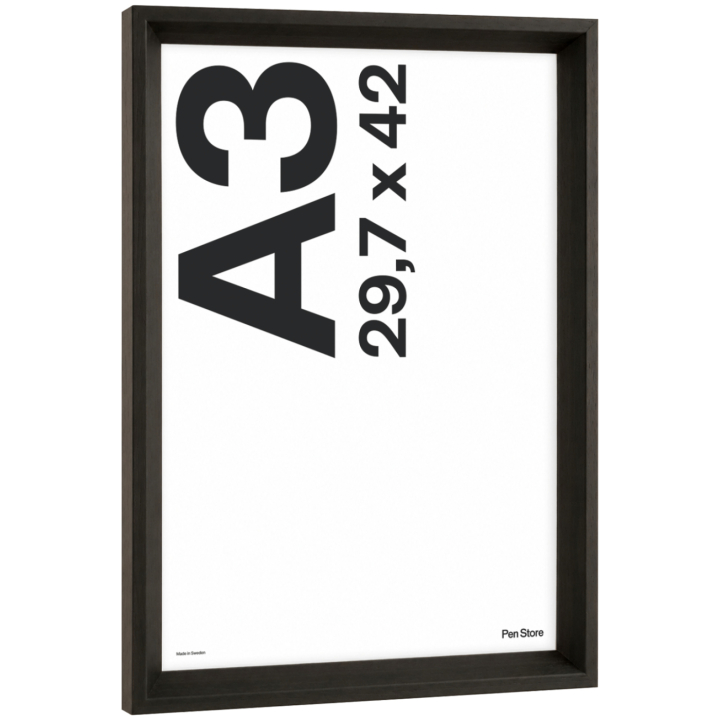 Træramme Espresso 29,7x42 cm A3 i gruppen Hobby & Kreativitet / Organisere / Rammer / Brune rammer hos Pen Store (137897)