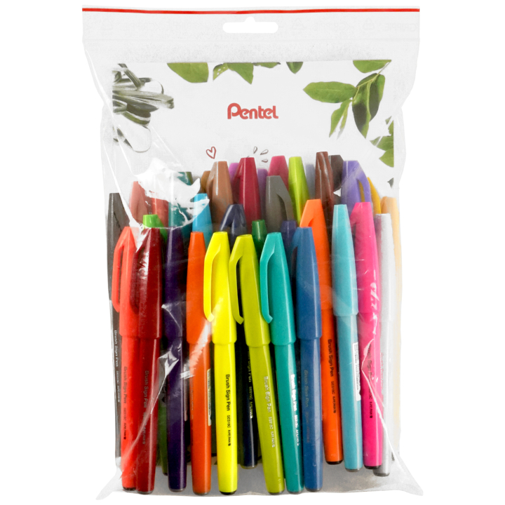 Fude Touch Brush Sign Pen 36-sæt i gruppen Penne / Kunstnerpenne / Penselpenne hos Pen Store (137956)