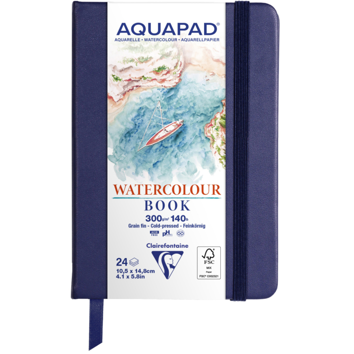 Aquapad akvarelblok A6 i gruppen Papir & Blokke / Kunstnerblokke / Akvarelblokke hos Pen Store (137969)