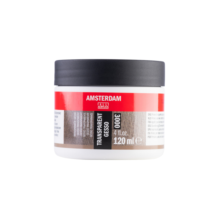 Transparent gesso 3000 120 ml i gruppen Kunstnerartikler / Malermedier og lak / Gesso og primer hos Pen Store (137979)