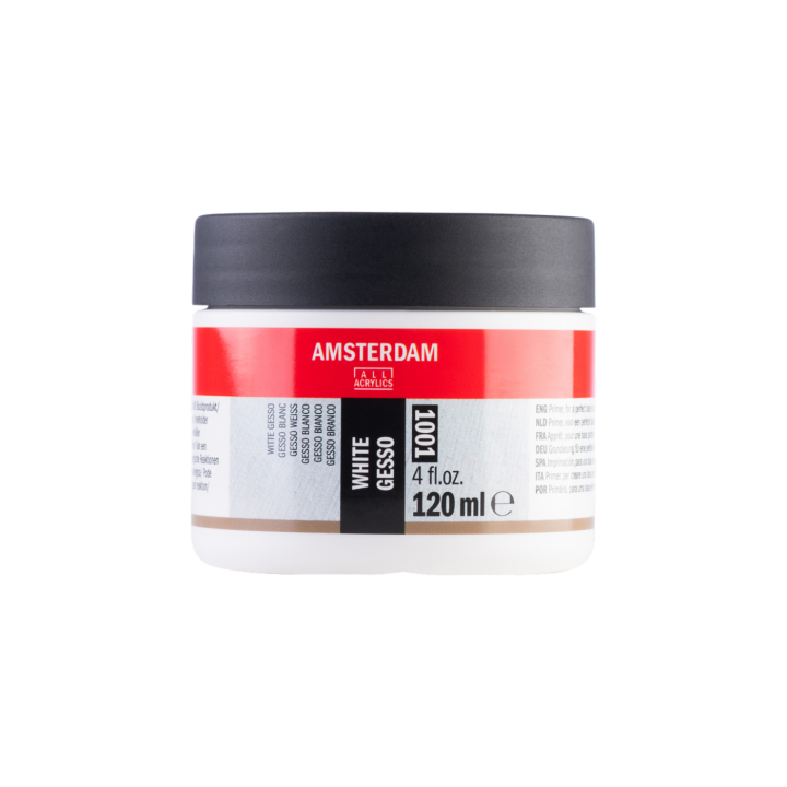 White gesso 1001 120 ml i gruppen Kunstnerartikler / Malermedier og lak / Gesso og primer hos Pen Store (137980)