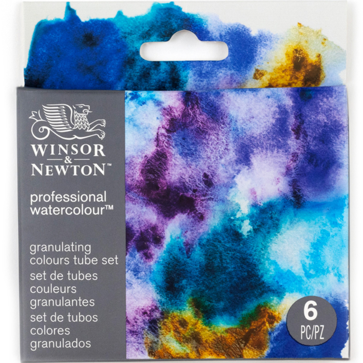 Professional Akvarelfarve Tube 5 ml Granualation 6-sæt i gruppen Kunstnerartikler / Kunstnerfarver / Akvarelmaling / Akvarelfarve i tube hos Pen Store (138001)