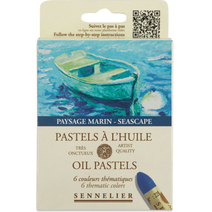 Oliepastel Seascape 5 ml 6-sæt i gruppen Kunstnerartikler / Kunstnerfarver / Pastel / Oliepasteller hos Pen Store (138066)