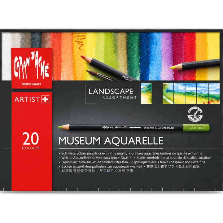 Museum Aquarelle Landscape sæt 20 stk i gruppen Penne / Kunstnerpenne / Akvarelblyanter hos Pen Store (138084)