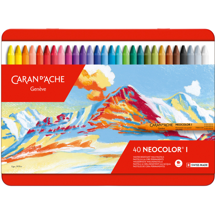 Neocolor I Pastelkridt 40 sæt i gruppen Kunstnerartikler / Kridt og blyanter / Pastelkridt hos Pen Store (138090)