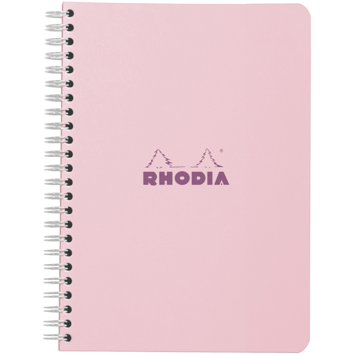 Notebook Spiral Pink A5 Linjeret i gruppen Papir & Blokke / Skriv og noter / Skriveblokke og hæfter hos Pen Store (138098)