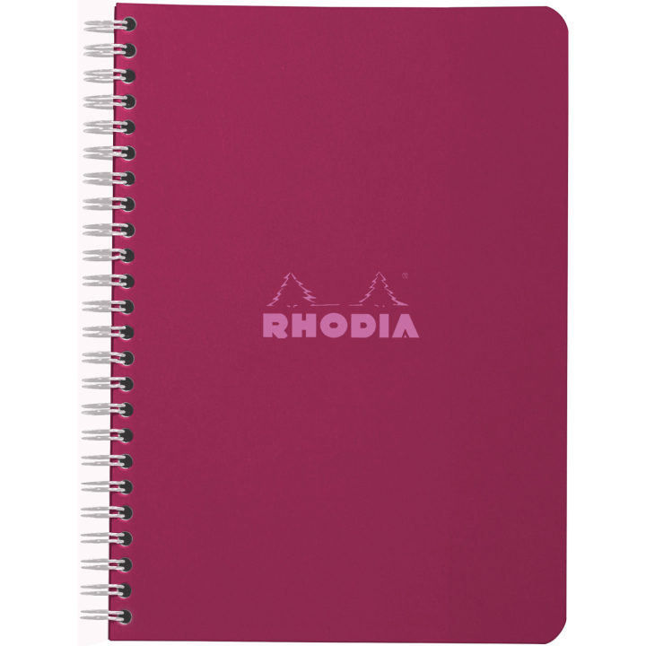 Notebook Spiral Plum A5 Linjeret i gruppen Papir & Blokke / Skriv og noter / Skriveblokke og hæfter hos Pen Store (138116)