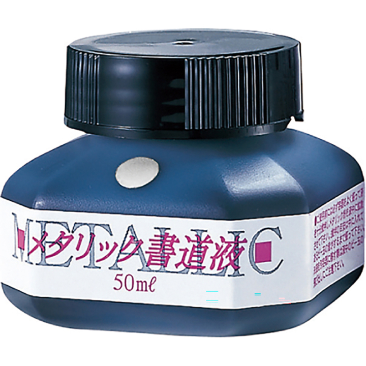 Chinese ink metallic 50ml silver i gruppen Hobby & Kreativitet / Kalligrafi / Kalligrafiblæk hos Pen Store (138135)