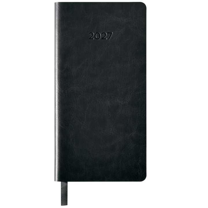 Kalender Björn 2027 Slim Weekly Vertikal Sort i gruppen Papir & Blokke / Kalendere / 12 mdr kalendere hos Pen Store (138285)
