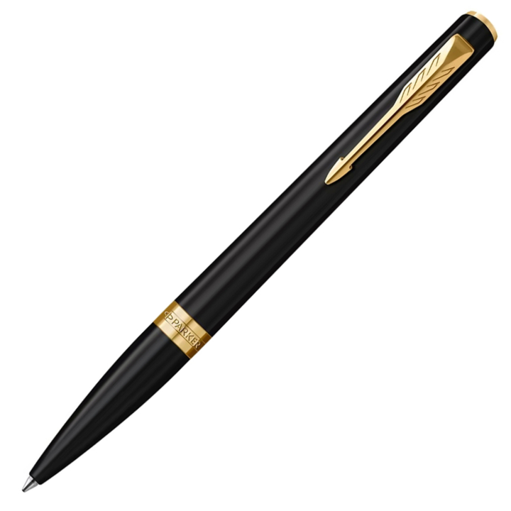 Meridian Matte Black/Chrome Kuglepen i gruppen Penne / Fine Writing / Kuglepenne hos Pen Store (138298)
