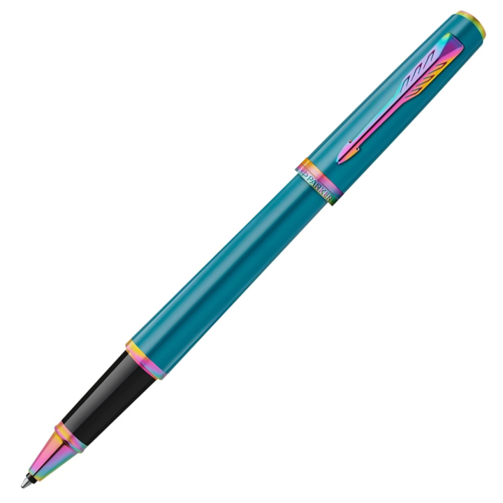 Meridian Teal/Rainbow Rollerball i gruppen Penne / Fine Writing / Rollerballpenne hos Pen Store (138329)