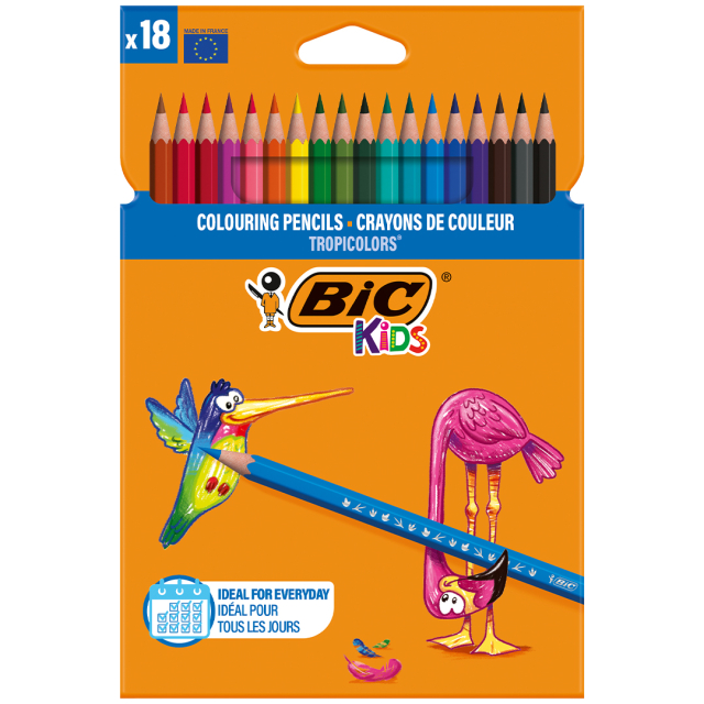 Kids Tropicolors Farvepenne 18-pak