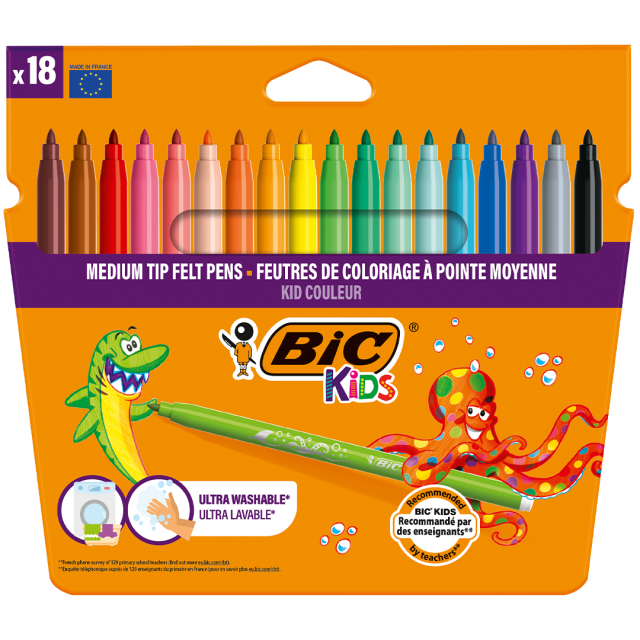 Kids Couleur Tuschpenne 18-pak