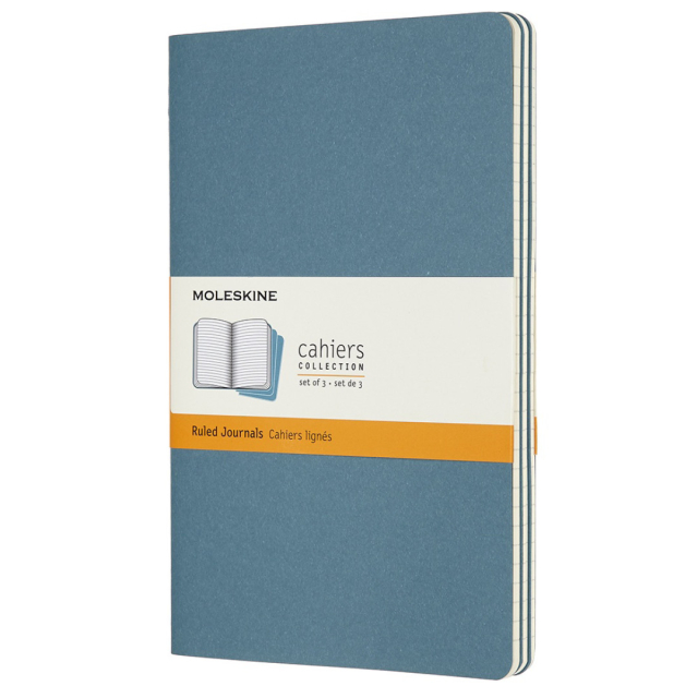 Cahier Large Notebook Brisk Blå Ruled