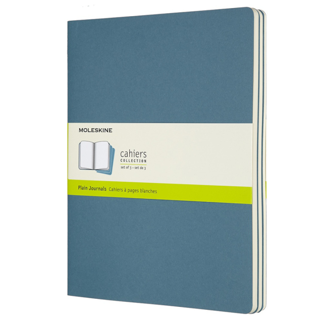 Cahier XL Notebook Brisk Blå Plain