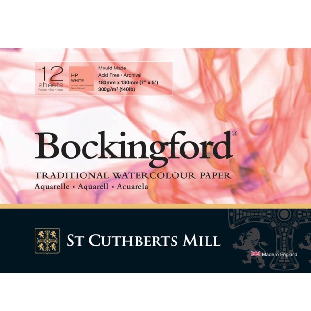 Bockingford Akvarelblok HP 300g 18x13cm
