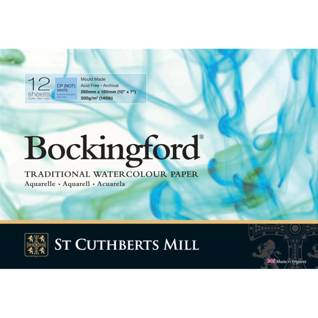 Bockingford Akvarelblok 300 g 260 x 180 mm Not