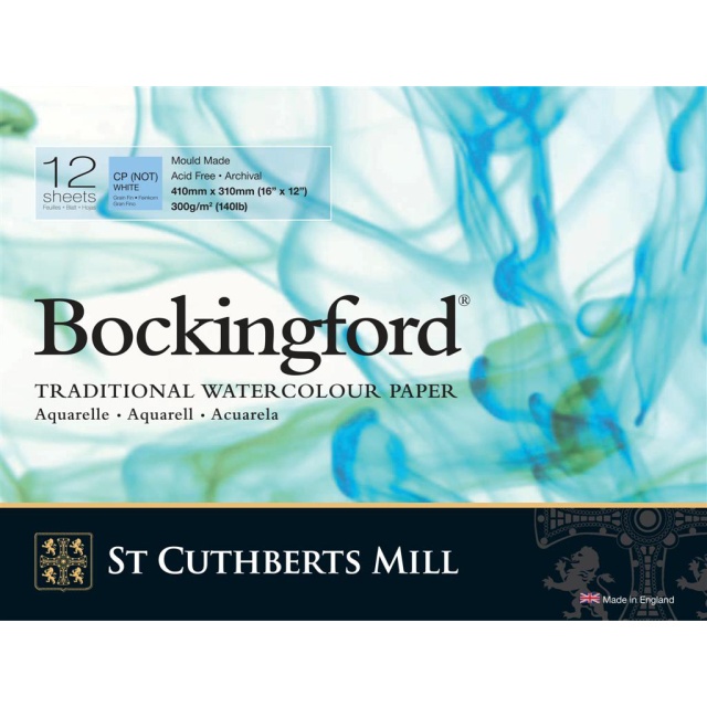Bockingford Akvarelblok CP/NOT 300g 41x31cm