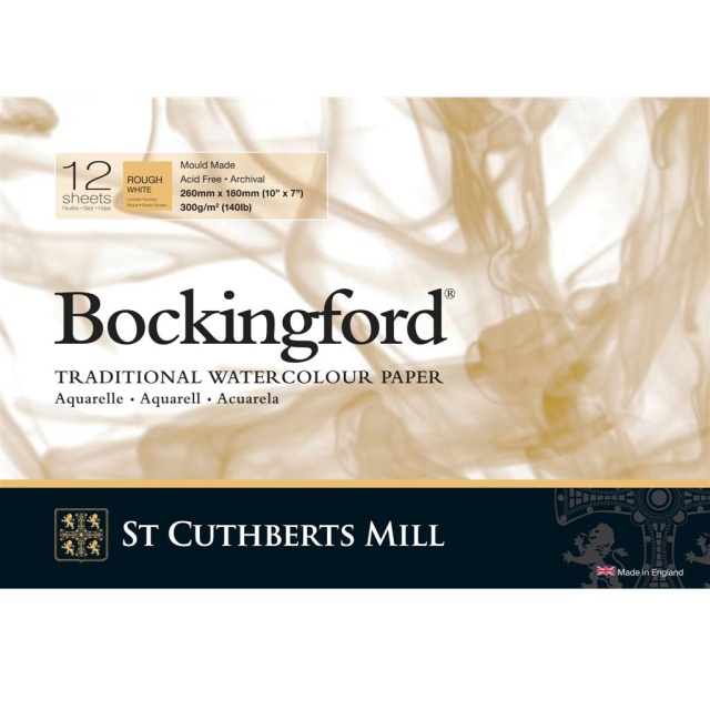 Bockingford Akvarelblok Rough 300g 26x18cm