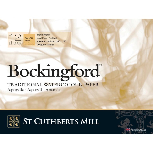 Bockingford Akvarelblok 300g 410x310mm Rough
