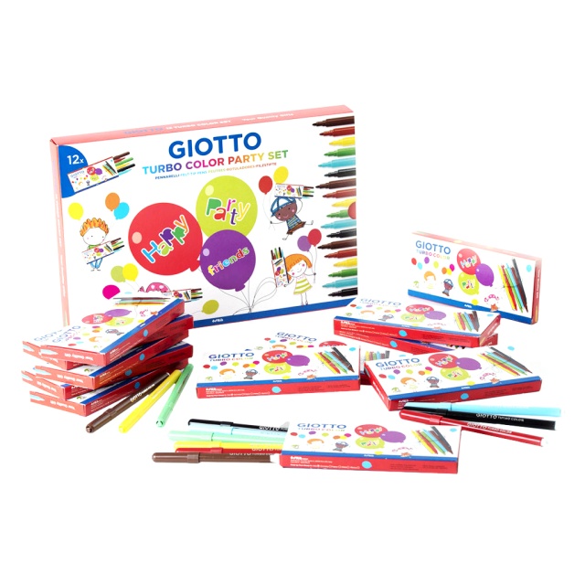 Turbo Color Tuschpenne Party Set x 12