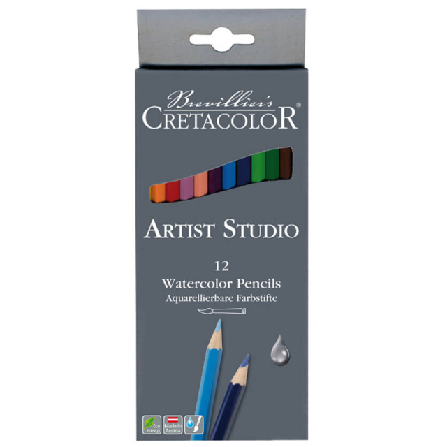 Artist Studio Akvarelblyanter sæt 12 stk