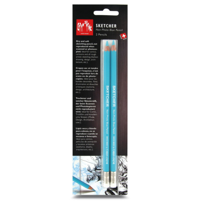 Sketcher Non-photo blue 2 stk