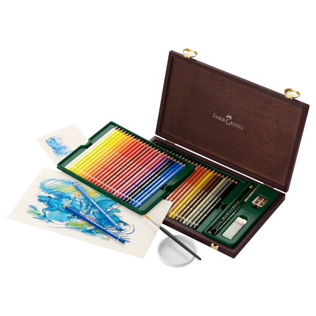 Albrecht Dürer Wood Case 48 stk + tilbehør