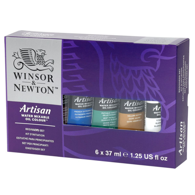 Artisan Water Mixable Oil Color Beginners 6-set 37 ml
