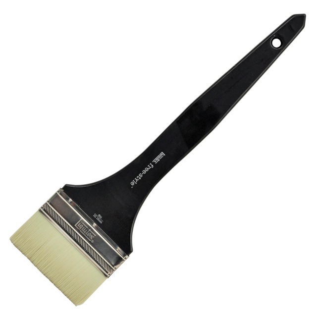 Freestyle Brush Broad Flat Long Handle St 4