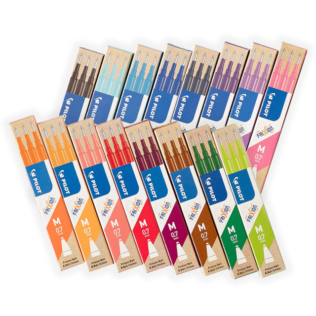 Refill FriXion 0.7 sæt 3 stk