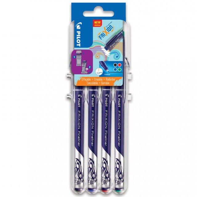 FriXion Fineliner Evolutive 4-sæt 1