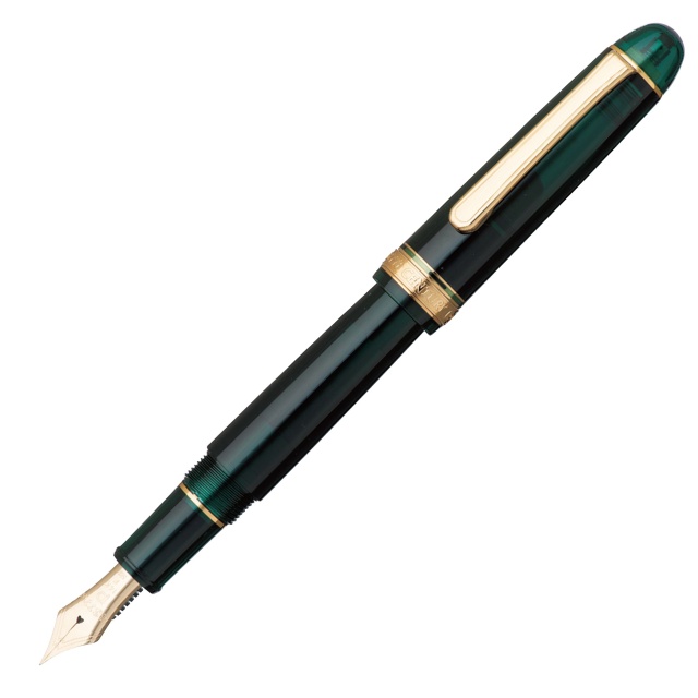 Fyldepen Century Gold Trim Laurel Green Ultra Extra Fine i gruppen Penne / Fine Writing / Fyldepenne hos Pen Store (109847)