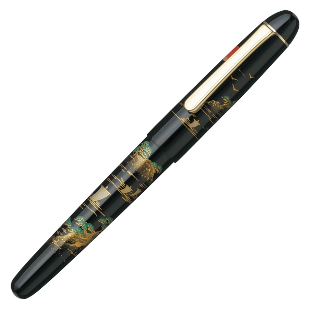 Fyldepen 'Kaga' Hira Maki-e Sansui