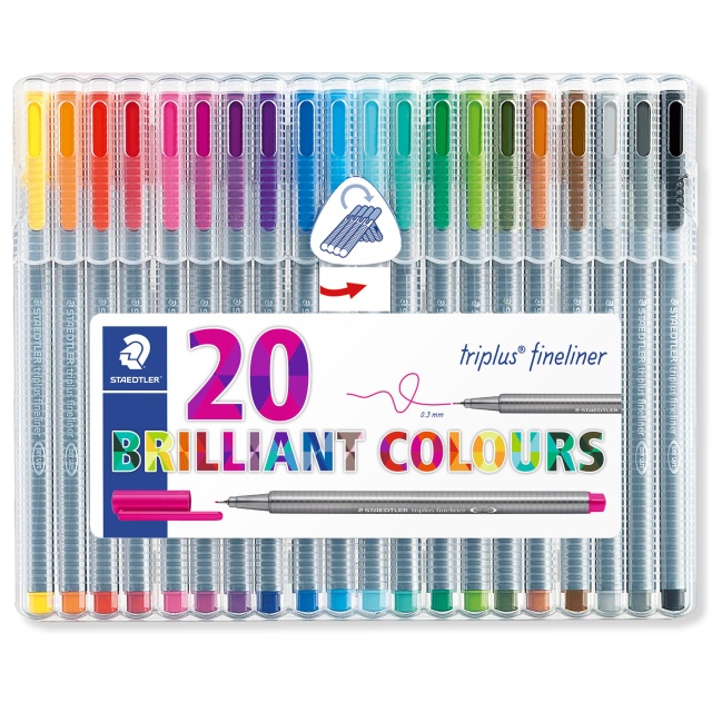 Triplus Fineliner sæt 20 stk