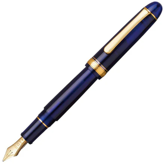 #3776 Fyldepen Century Chartres Blue Music nib