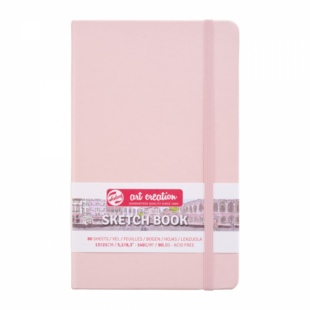Skitsebog Large Pastel Pink