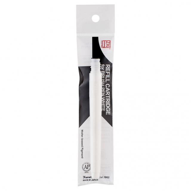 Cartoonist Brush Pen refill White