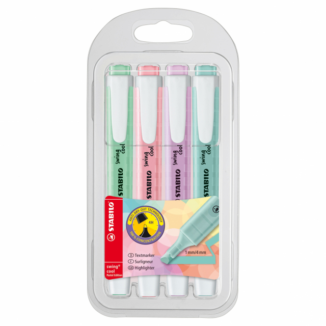 Swing Cool Pastel 4-pak