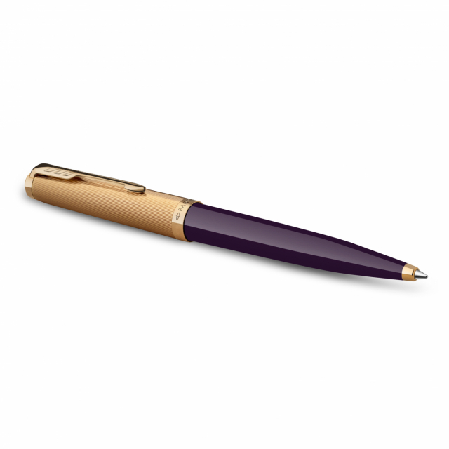 51 Plum/Gold Kuglepen