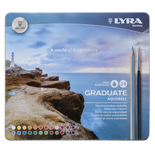 Graduate Aquarell 24 stk