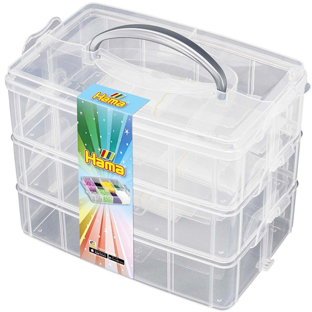 Opbevaringsbox til perler Stor