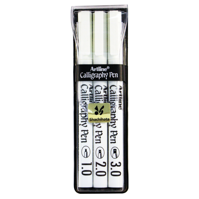 Calligraphy Pen 3-pack Black