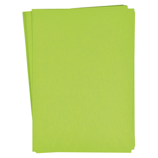 Farvet papir Lysegrøn 25 stk 180 g