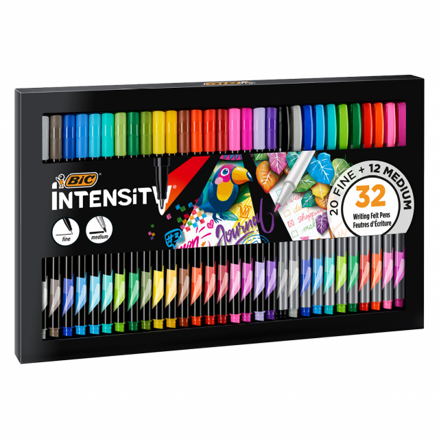 Intensity Writing Box Fineliner 32 stk