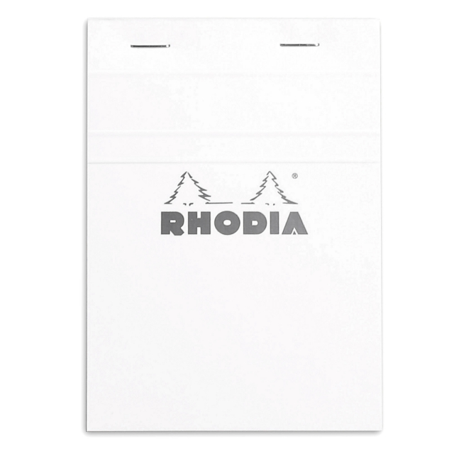 Block Hvid No.13 Rutet