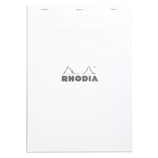 Block Hvid No.18 Rutet