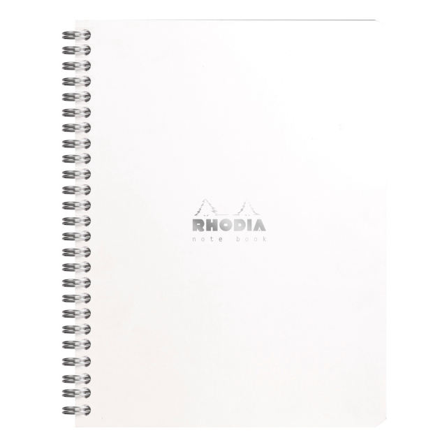 Notebook Spiral Hvid A5 Linjeret